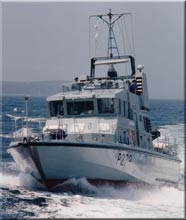 Archer class with Mathway steering HMS Archer